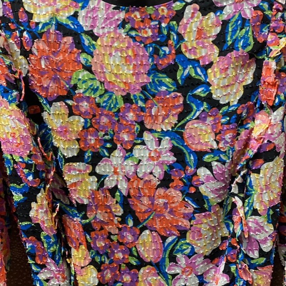 🔥🔥🔥NEW Claudie Pierlot Ricati Multicolor Floral Mini Dress - Picture 9 of 12